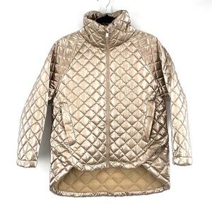 Athleta whisper featherless metallic jacket